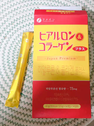 한국맥널티 맥널티 히알루론산 콜라겐 플러스 14개입 — 5점을 준 리뷰어가 2019년 12월 올린 사용 사진