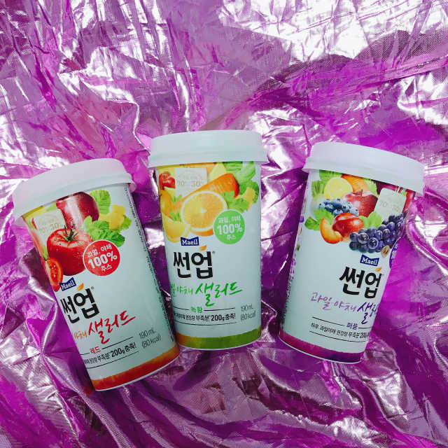 썬업 과일야채 샐러드 3종 리뷰 사진