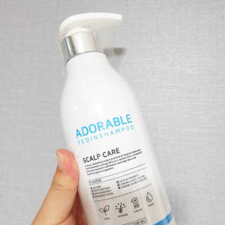순수연구소 탈모증상완화 어도러블 여인 샴푸 500ml — 4점을 준 리뷰어가 2020년 4월 올린 사용 사진