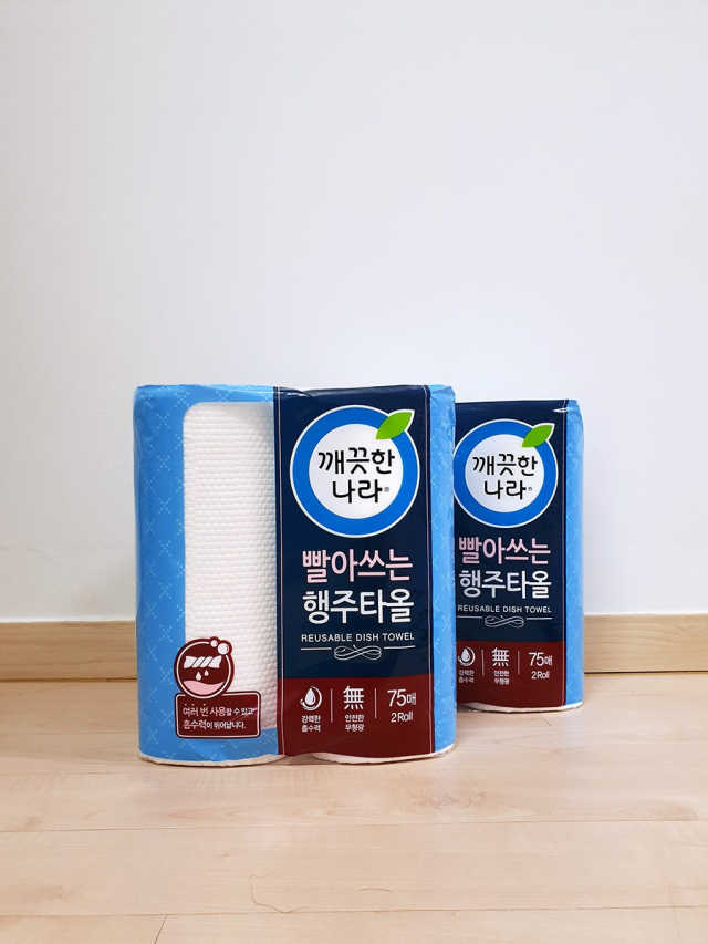 깨끗한나라 빨아쓰는 행주타올 리뷰 사진