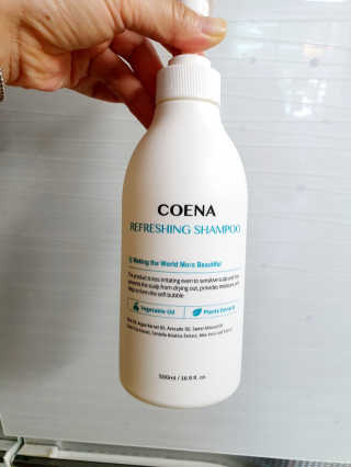 코에나샴푸 500ml — 5점을 준 리뷰어가 2019년 7월 올린 사용 사진