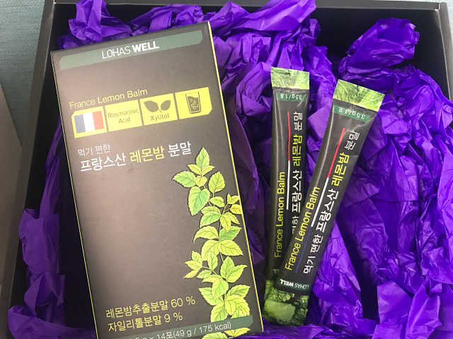 로하스웰 프랑스산 레몬밤 분말 리뷰 사진