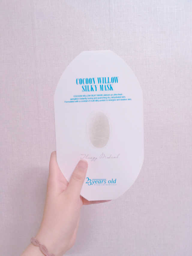 코쿤 윌로우 실키 마스크 리뷰 사진
