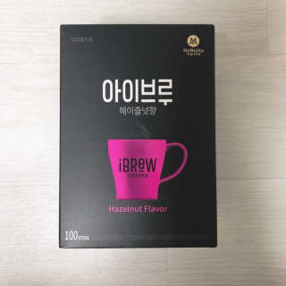 한국맥널티 아이브루 헤이즐넛향 100T — 5점을 준 리뷰어가 2019년 11월 올린 사용 사진