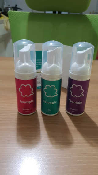 폼글 I foamgle [폼글] 거품가글 50ml 3종 - 민트, 라벤더, 라즈베리 — 4점을 준 리뷰어가 2019년 11월 올린 사용 사진