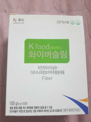 두루원 똥기사의 Kfood 화이버슬림 — 3.17점을 준 리뷰어가 2018년 8월 올린 사용 사진