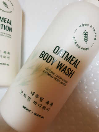 (주)에네스티 내추럴 촉촉  오트밀 바디로션 500ml — 5점을 준 리뷰어가 2020년 1월 올린 사용 사진