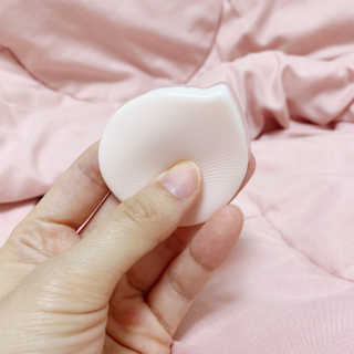젤리팜 마이크로셀 실리콘퍼프 피치,오렌지 — 5점을 준 리뷰어가 2019년 5월 올린 사용 사진