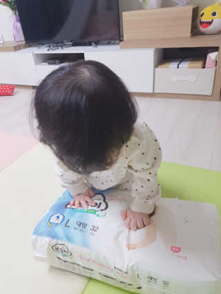 보솜이 액션핏 팬티형 — 5점을 준 리뷰어가 2019년 3월 올린 사용 사진