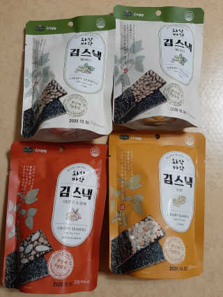 더빈트 와삭바삭 김스낵 — 5점을 준 리뷰어가 2019년 12월 올린 사용 사진