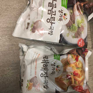 [풀무원] 사골곰탕국밥 황태해장국밥 — 5점을 준 리뷰어가 2018년 6월 올린 사용 사진
