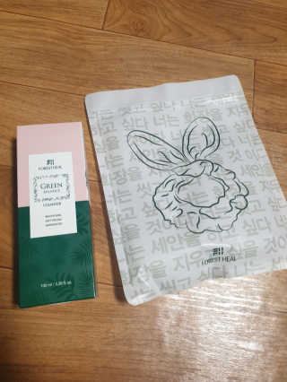 포레스트힐 그린 밸런스 클렌져 100ml + 토끼 헤어밴드 — 5점을 준 리뷰어가 2020년 2월 올린 사용 사진