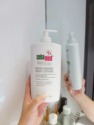 세바메드 모이스처라이징 바디로션 400ml — 5점을 준 리뷰어가 2019년 7월 올린 사용 사진