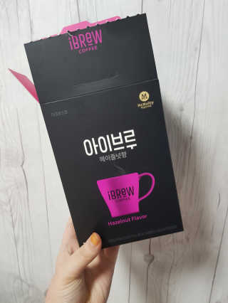 한국맥널티 아이브루 헤이즐넛향 100T — 2점을 준 리뷰어가 2019년 10월 올린 사용 사진