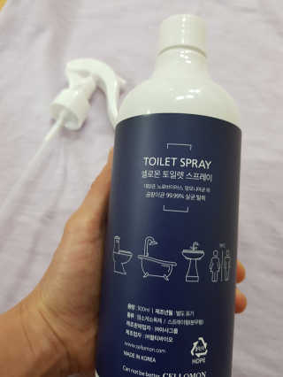 셀로몬 토일렛 스프레이 500ml — 5점을 준 리뷰어가 2018년 5월 올린 사용 사진