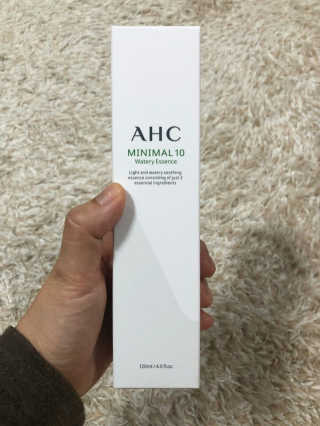 AHC 에이 에이치 씨 미니멀 10 워터리 에센스 — 4점을 준 리뷰어가 2018년 12월 올린 사용 사진