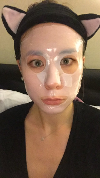 대만LOVEISDERMA LOVEISDERMA 마스크팩 — 5점을 준 리뷰어가 2016년 9월 올린 사용 사진
