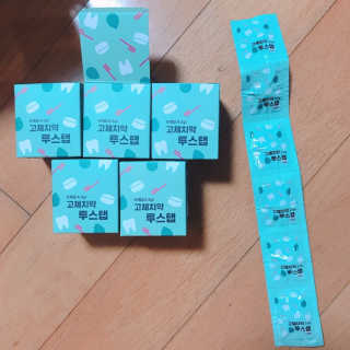 솔테라피 씹는 고체치약 투스탭 스파클레몬 6정 x 5박스 — 5점을 준 리뷰어가 2019년 5월 올린 사용 사진