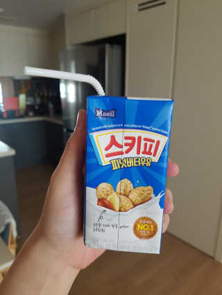 스키피피넛우유 스키피 피넛버터우유 — 5점을 준 리뷰어가 2019년 11월 올린 사용 사진