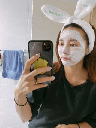 포레스트힐 그린 밸런스 클렌져 100ml + 토끼 헤어밴드 — 5점을 준 리뷰어가 2020년 2월 올린 사용 사진