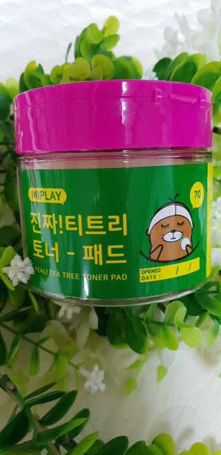 미플레이 진짜 티트리 토너 패드 — 5점을 준 리뷰어가 2018년 11월 올린 사용 사진