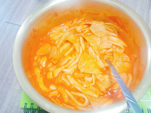 라비퀸 칼국수 떡볶이 set 리뷰 사진