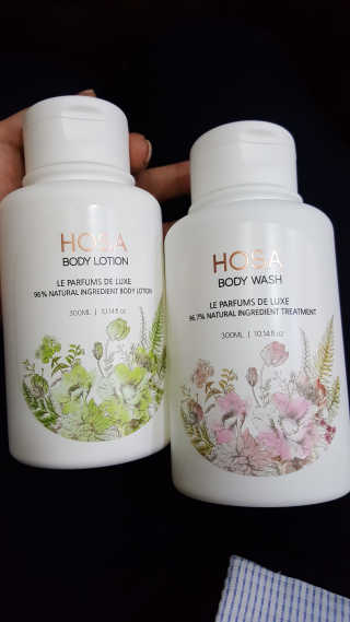 HOSA BODY WASH+BODY LOTION — 5점을 준 리뷰어가 2018년 3월 올린 사용 사진