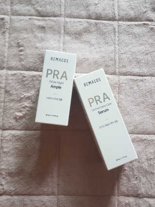 리메코스 PRA 비피다나이트앰플+PRA 오키드데일리케어세럼 — 5점을 준 리뷰어가 2019년 6월 올린 사용 사진