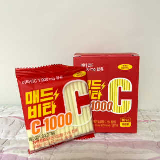 매드비타C 1000 — 4.5점을 준 리뷰어가 2019년 4월 올린 사용 사진