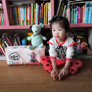보솜이 액션핏 팬티형 — 4점을 준 리뷰어가 2019년 3월 올린 사용 사진