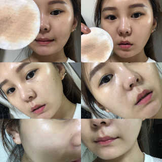 메이크판다 10초만에 끝내는, 천연빙하수 클렌징패드 — 5점을 준 리뷰어가 2018년 6월 올린 사용 사진
