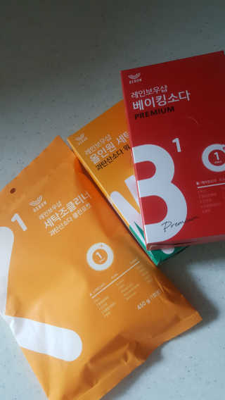 레인보우샵 올인원세탁세제,베이킹소다 스틱포6개입+세탁조클리너 — 4.67점을 준 리뷰어가 2018년 3월 올린 사용 사진