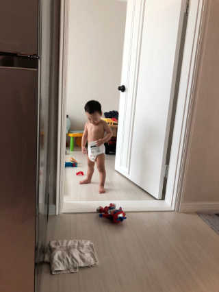 보솜이 액션핏 팬티형 — 4.5점을 준 리뷰어가 2019년 3월 올린 사용 사진