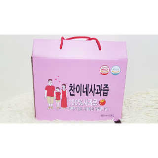 찬이네과수원 찬이네_사과즙 1BOX 50개입 — 5점을 준 리뷰어가 2018년 3월 올린 사용 사진