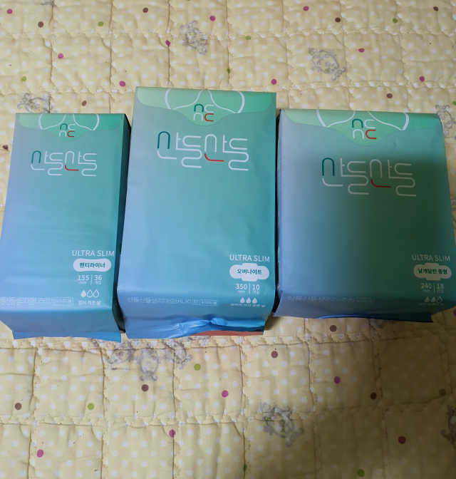 산들산들 생리대 체험 패키지 2 리뷰 사진