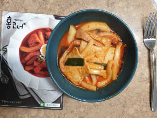 잠실맛집,홍코너떡볶이가우리집에[옛날맛,짜장맛옵션] — 5점을 준 리뷰어가 2019년 11월 올린 사용 사진