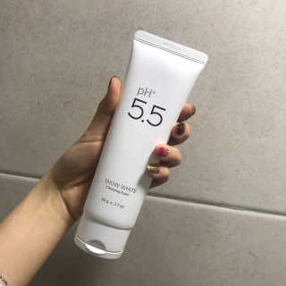 포므시 스노우화이트클렌징폼pH5.5 — 5점을 준 리뷰어가 2020년 3월 올린 사용 사진