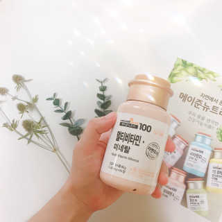 [메이준뉴트리] 멀티비타민and미네랄 1병, 1개월 분 — 4.83점을 준 리뷰어가 2018년 7월 올린 사용 사진
