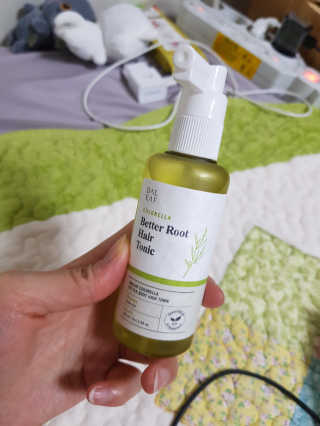 달리프 클로렐라 베러 루트 헤어토닉 100ml — 4점을 준 리뷰어가 2018년 12월 올린 사용 사진