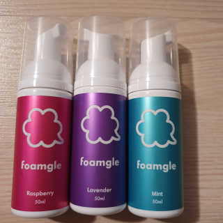 폼글 I foamgle [폼글] 거품가글 50ml 3종 - 민트, 라벤더, 라즈베리 — 5점을 준 리뷰어가 2019년 10월 올린 사용 사진
