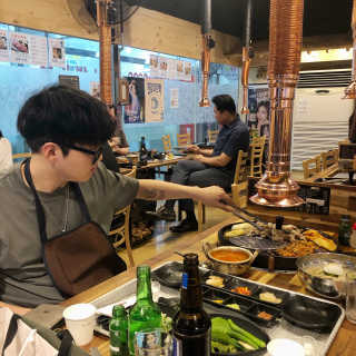 [화덕고깃간 마곡발산점] 화덕삼겹살2인분 — 4점을 준 리뷰어가 2019년 5월 올린 사용 사진
