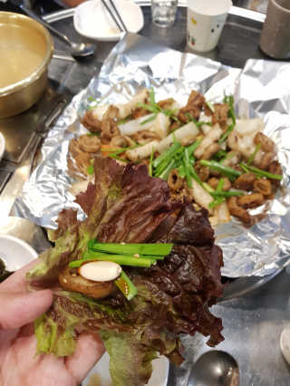 곱창을 요리하는 남자 [곱창을요리하는남자 상수] 곱창or막창 2인분+음료1병 — 4.5점을 준 리뷰어가 2018년 11월 올린 사용 사진