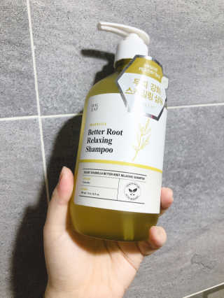 달리프 클로렐라 베러 루트 릴렉싱 샴푸 500ml — 5점을 준 리뷰어가 2019년 11월 올린 사용 사진