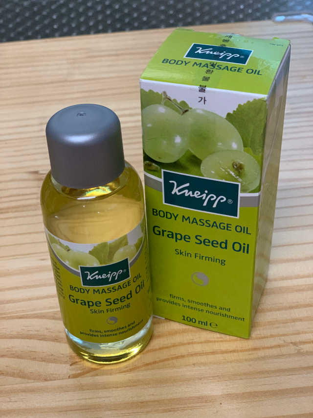 [크나이프] 그레이프씨드 슬리밍 마사지오일 100ml 리뷰 사진
