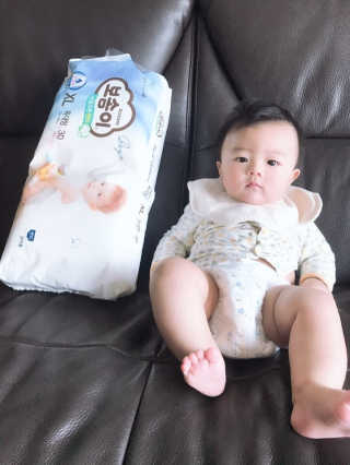 보솜이 리얼코튼 팬티형 — 5점을 준 리뷰어가 2019년 3월 올린 사용 사진