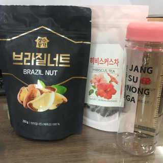장수농가 브라질너트, 히비스커스 — 5점을 준 리뷰어가 2018년 8월 올린 사용 사진