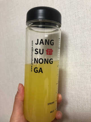 장수농가 리얼깔라만시 원샷 50ml 10팩+보틀 — 4점을 준 리뷰어가 2019년 4월 올린 사용 사진