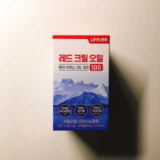 라이프에버 레드크릴오일 100 — 4점을 준 리뷰어가 2019년 3월 올린 사용 사진
