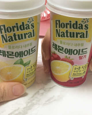 플로리다 내추럴 플로리다내추럴 레몬에이드  2종 — 5점을 준 리뷰어가 2018년 7월 올린 사용 사진