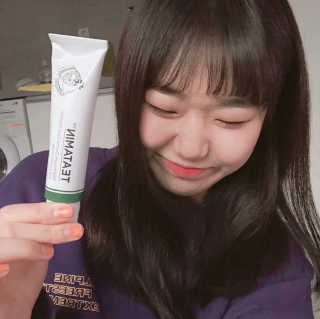 나이팅게일 티타민 크림 리뉴얼 — 4.5점을 준 리뷰어가 2018년 4월 올린 사용 사진